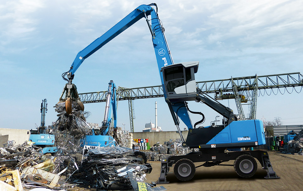  TEREX  FUCHS manipulació  reciclatge 