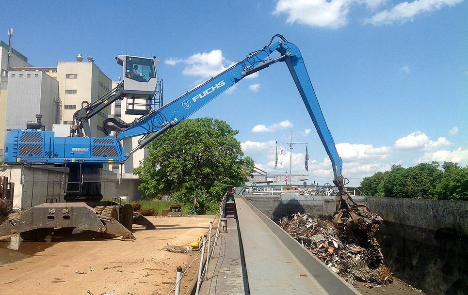  TEREX  FUCHS manipulació  reciclatge 