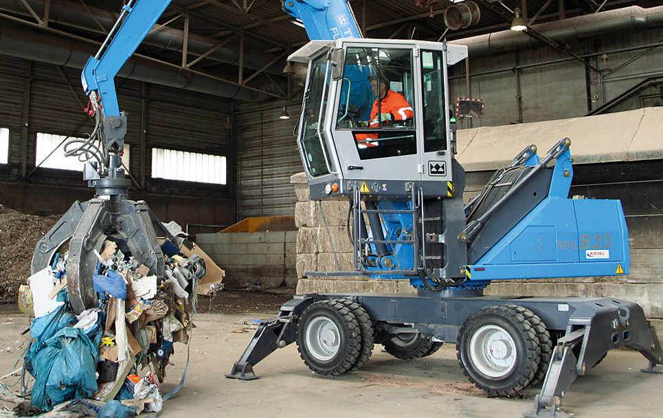  TEREX  FUCHS manipulació  reciclatge 