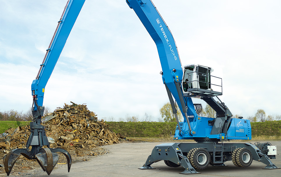  TEREX  FUCHS manipulació  reciclatge 