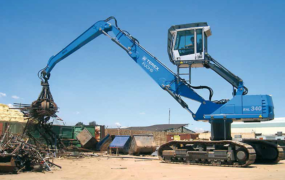  TEREX  FUCHS manipulació  reciclatge 